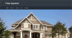 Desktop Screenshot of foleyappraisal.net